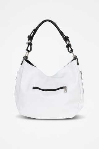 Sacs porté-épaule en cuir Florella - Blanc