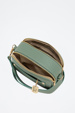 Sac bandoulière en cuir Aldina - Vert
