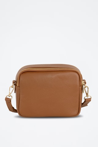 Sac bandoulière en cuir Aldina - Marron