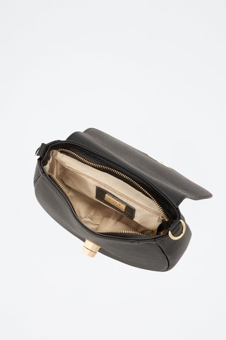 Sac bandoulière en cuir Iseppa - Noir