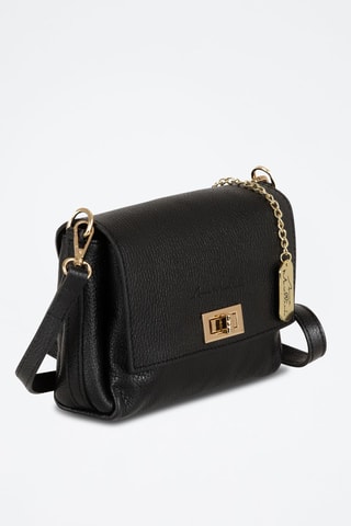 Sac bandoulière en cuir Matalia - Noir