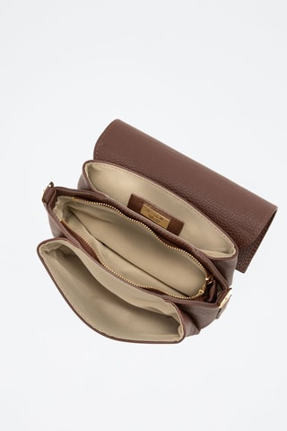 Sac bandoulière en cuir Matalia - Marron