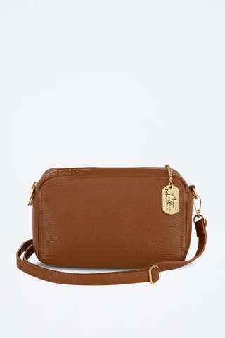 Sac bandoulière en cuir Pippa - Marron