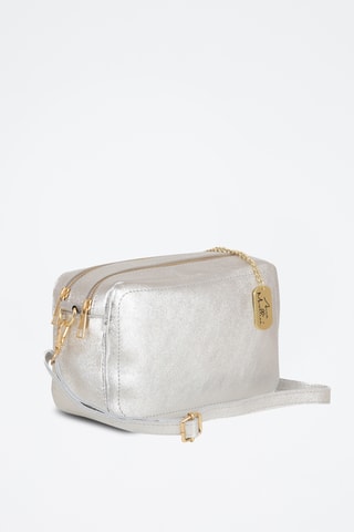 Sac bandoulière en cuir Pippa - Argenté