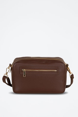 Sac bandoulière en cuir Pippa - Marron