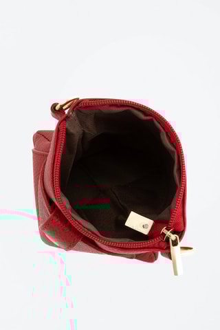 Sac bandoulière en cuir Erica - Rouge