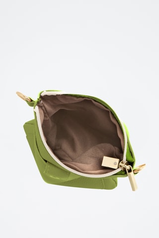 Sac bandoulière en cuir Erica - Vert