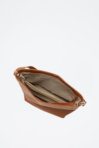 Sac bandoulière en cuir Trapani - Marron