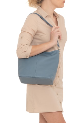 Sac bandoulière en cuir Trapani - Violet