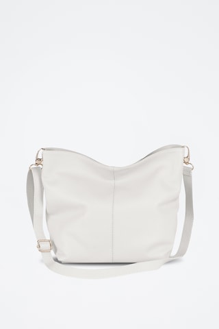 Sac bandoulière en cuir Trapani - Blanc