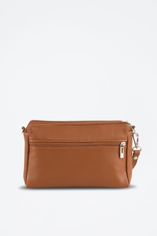 Sac bandoulière en cuir Idalia - Marron