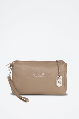 Sac bandoulière en cuir Idalia - Marron