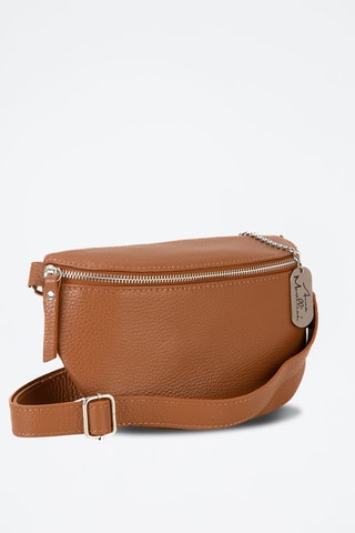 Sac banane en cuir Berenice - Marron