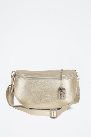 Sac banane en cuir Berenice - Argenté