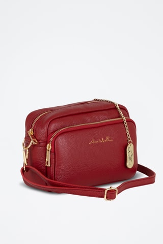 Sac bandoulière en cuir Tabita - Rouge