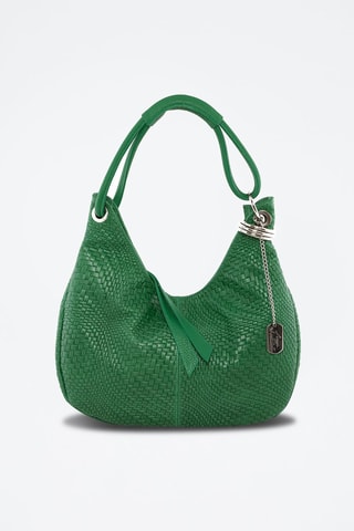 Sac porté épaule en cuir Concetta - Vert