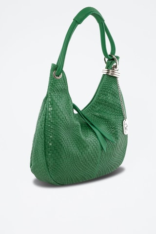 Sac porté épaule en cuir Concetta - Vert