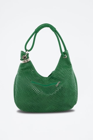 Sac porté épaule en cuir Concetta - Vert