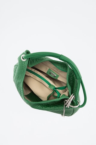 Sac porté épaule en cuir Concetta - Vert