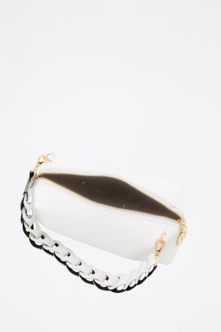 Sac bandoulière en cuir Gessica - Blanc