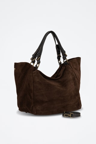 Cabas en cuir Gimignano - Marron