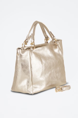 Cabas en cuir Gimignano - Argenté