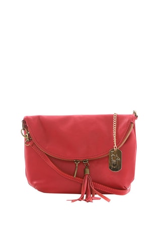 Sac bandoulière en cuir Alice - Rouge