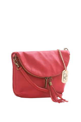 Sac bandoulière en cuir Alice - Rouge