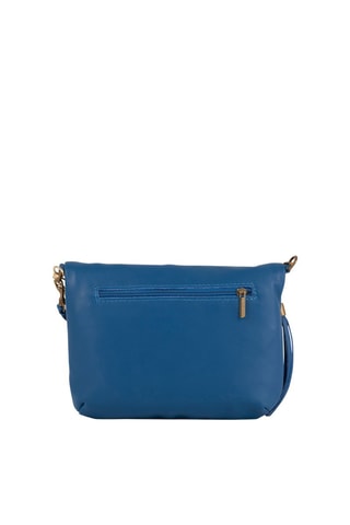 Sac bandoulière en cuir Alice - Bleu