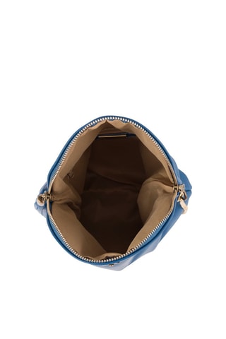 Sac bandoulière en cuir Alice - Bleu