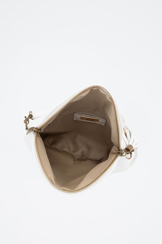 Sac bandoulière en cuir Alice - Blanc