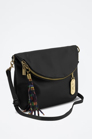 Sac bandoulière en cuir Alice - Noir