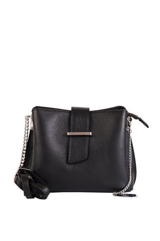 Sac bandoulière en cuir Ciosa - Noir