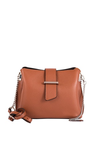 Sac bandoulière en cuir Ciosa - Marron