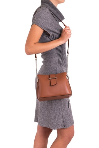 Sac bandoulière en cuir Ciosa - Marron