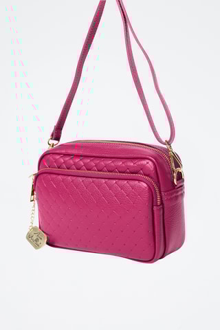 Sac bandoulière en cuir Colomba - Rose