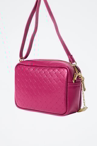 Sac bandoulière en cuir Colomba - Rose