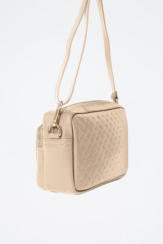 Sac bandoulière en cuir Colomba - Beige