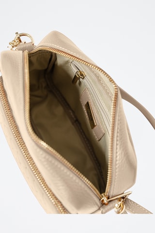 Sac bandoulière en cuir Colomba - Beige