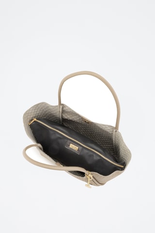 Cabas en cuir Magliana - Beige