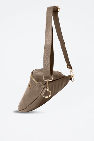 Sac bandoulière en cuir Lorenza - Beige