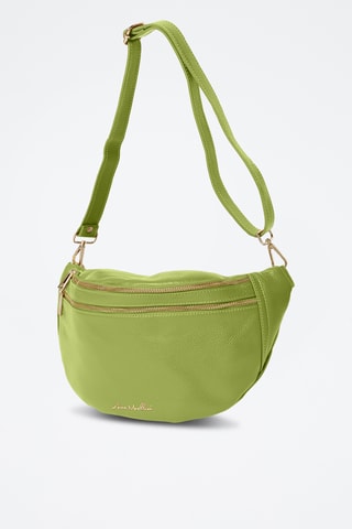 Sac bandoulière en cuir Lorenza - Vert