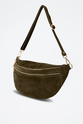 Sac banane en nubuck Iolanda - Vert