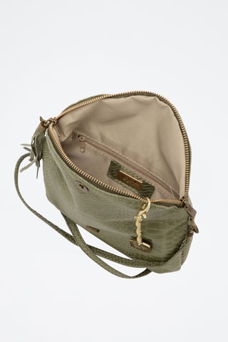 Sac bandoulière en cuir Lydia - Vert
