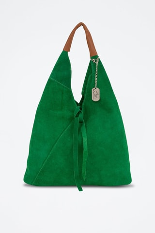 Cabas en cuir Eleonora - Vert