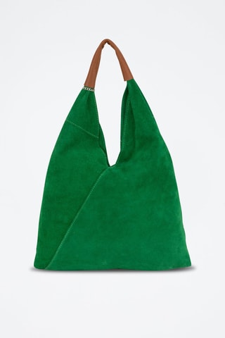 Cabas en cuir Eleonora - Vert