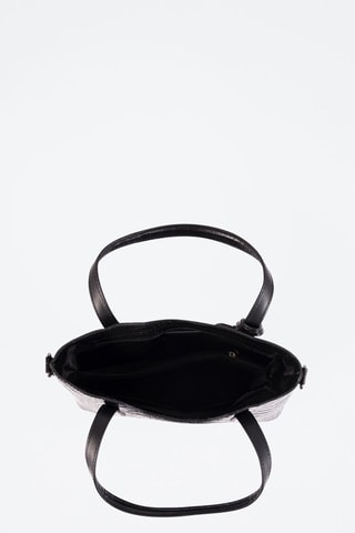 Sac à main en cuir Acco - Noir