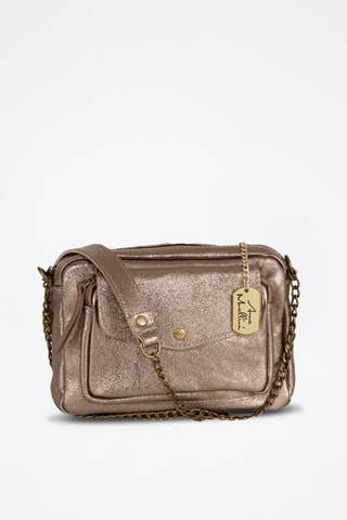 Sac bandoulière en cuir Agnesina - Marron