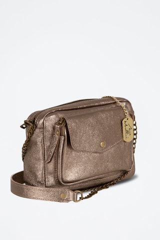 Sac bandoulière en cuir Agnesina - Marron