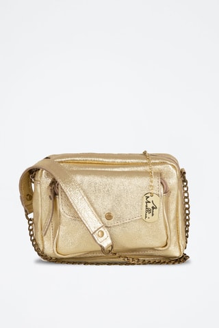 Sac bandoulière en cuir Agnesina - Doré